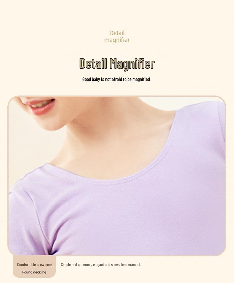 Children's Spring-Summer Ballet Skirt Bodysuit - Short Sleeve Dancewear for Girls