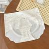 Ladies Summer Vintage Fawn Print Girl One Piece Ice Silk No Trace 10A Antibacterial Mid Waist Briefs