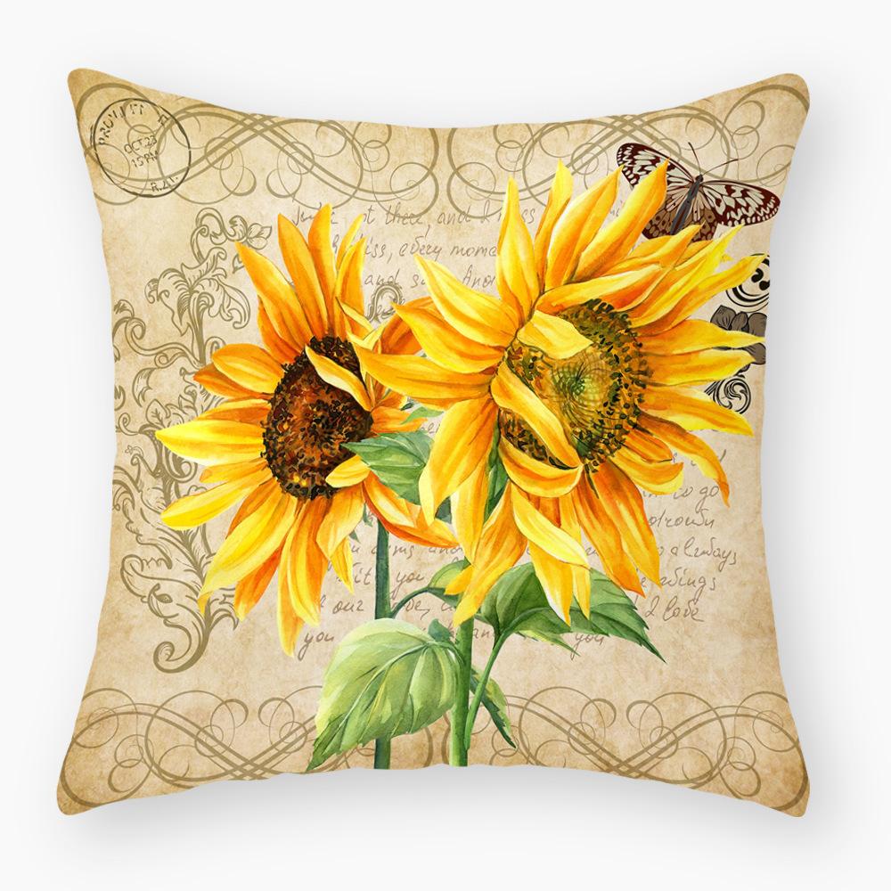 

Наволочка с принтом Домашняя Декоративная Наволочка для Подушки на Диван Креативная Наволочка для Поясничной Подушки с Принтом 45 * 45 super soft