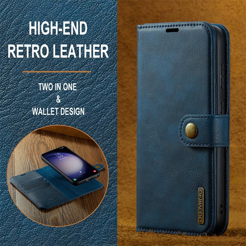 Flip Leather Case for Samsung Galaxy A17 A56 A36 A16 A55 A35 A15 A54 A34 A24 A14 A53 A33 A13 A52 A72 A51 A71 Detachable Magnetc Wallet Card Back Cover