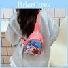 Cartoon Nezha Kinder Brusttasche Leichte Polyester Kinder Schulter Crossbody Für den Täglichen Gebrauch