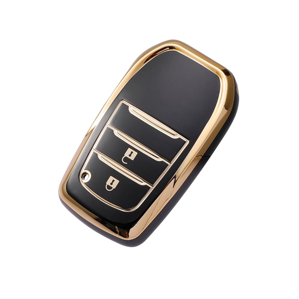 

Kinotaka Ексклюзивний TPU Чохол для Ключа Toyota для Yaris Cross, Prius, Серії 60, Нового Harrier, чорний