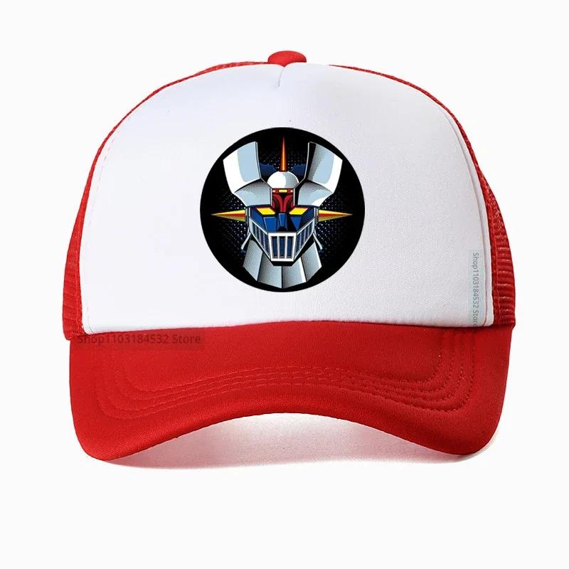 Unisex summer Dad hat Anime Mazinger Z baseball cap Für Männer Design Kurzarm Mode Benutzerdefinierte Plus Cartoon Camiseta hats