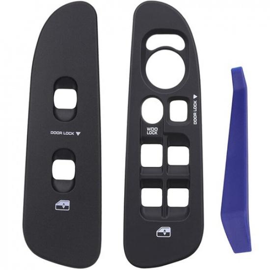 Панель переключателей управления стеклоподъемниками с черной рамкой 2 шт. для 02-09 Dodge Ram 1500-3500