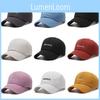 Embroidered Letter Memorie Baseball Cap Round Top Breathable Hat Adjustable Gift