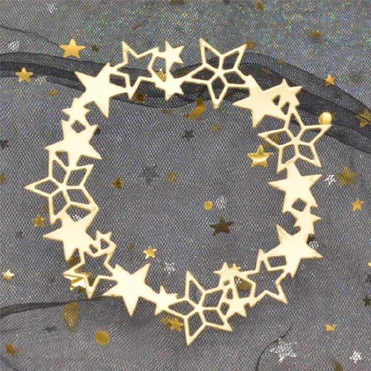 Circle Star Frame Cutting Dies Embossing Stencils Cuts Stencils Star Die Cuts for Scrapbooking Card Scrapbook Decoration