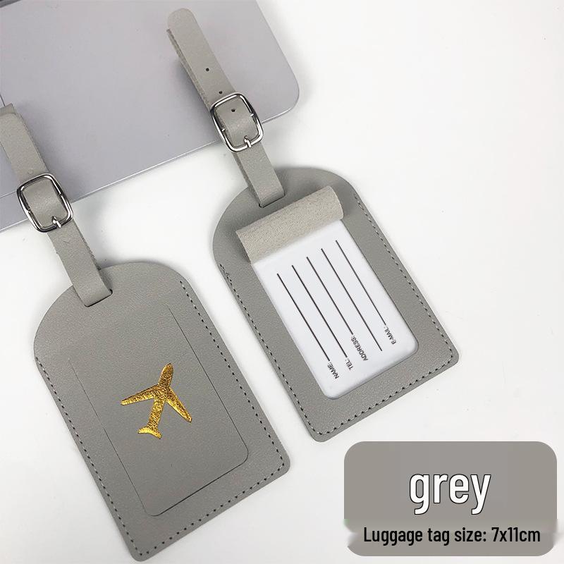 PU Leather Passport and Luggage Tag Set