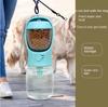 Portable Dog Cat Water Bottle with Storage Food and Water Container for Puppy Pets Dogs Feeder Bowl Outdoor Travel Pet Supplies