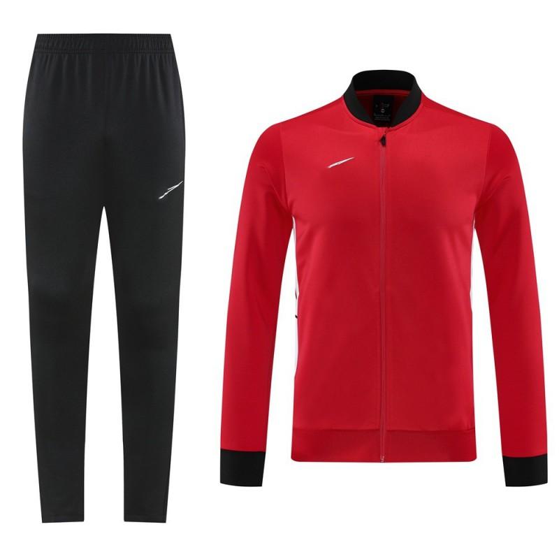 AJ Tracksuit Set Long Zip Football Training Suit No Team Men Women Sportswear