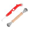 Double Wheel Sealing Roller Spline Roller Rolling Tool Window Grille Rolling Tool Hook for Removing Splines Piping Tool