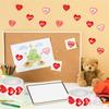 500Pcs/Roll Happy Valentine's Day. Red Hearts Kids Rewards Stickers - DIY Scrapbooks Album Decor Sealing Label Decals