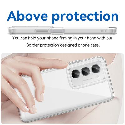 Pro Xiaomi Redmi 15 Global Pouzdro Pro Xiaomi Redmi 15 4G 5G Global Kryt Nárazuvzdorný Průhledný PC + TPU Silikonový Ochranný Kryt na Telefon
