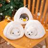 Cute Snow Cave Penguin Doll Plush Toy Nest Seal Sea Lion Polar Bear Penguin Snow Nest Sea Lion Doll