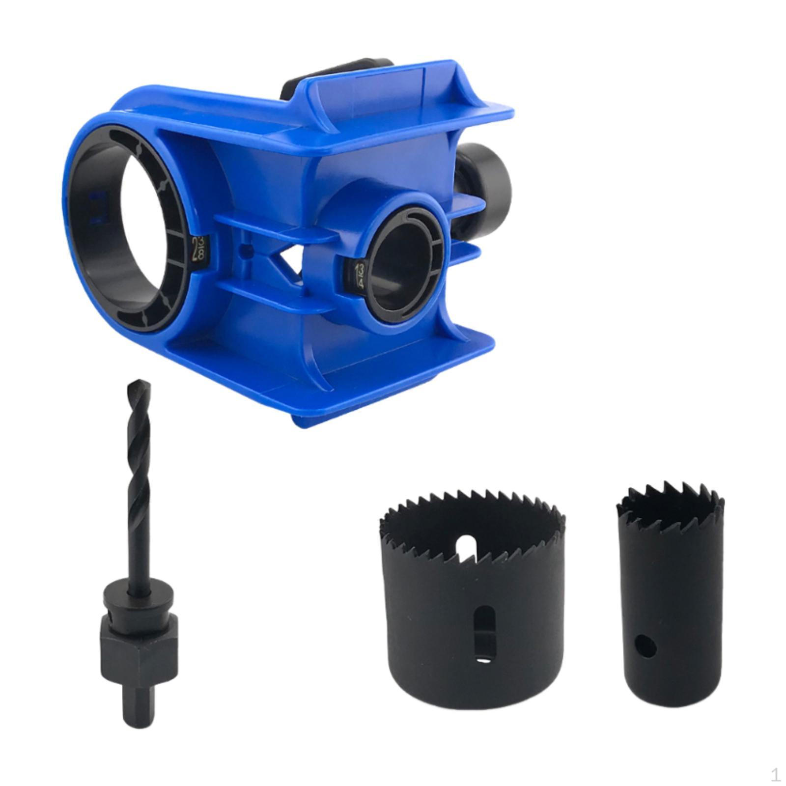 

Door Lock Fitting Kit with Mortising Machine and Guide Template Included синій