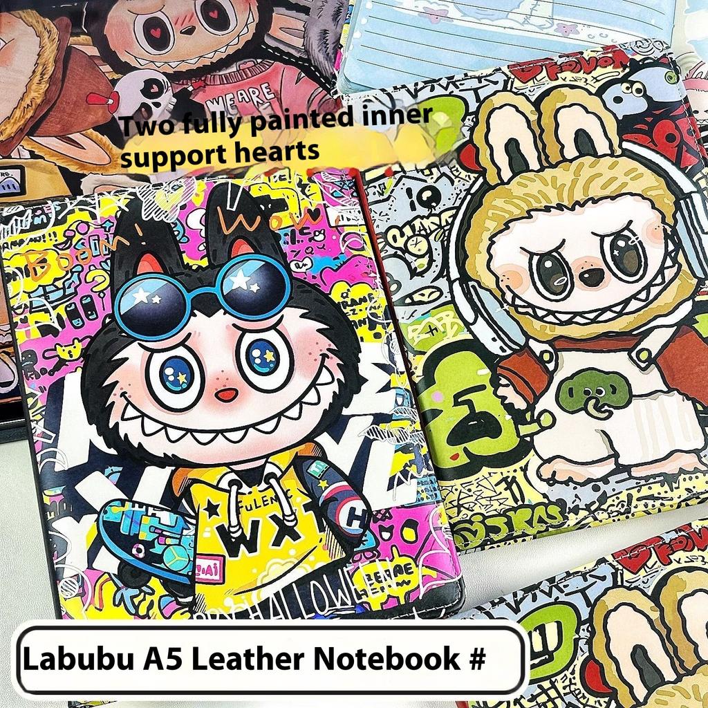 Leder Notizbuch B6 Vollständig bemalte Innenseite Student Niedlich Hochwertiges Handbuch Liniert