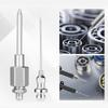 Lubrication Adapter Connector Grease Needle Nozzle with Double Handle Coupler for Mechanical Heavy Machinery Maintenance
