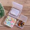 Portable Square Packing Storage Box Plastic Durable Small Items Case Sundries Organizer Transparent Power Tools Holder Durable