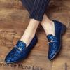 Stylish Men's Tassel Loafers Mens Floral Print Leather Slip-ons Casual Dress Shoes for Men Size 38-46