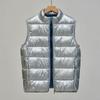 Höst och Vinter Yngre Medelålders Mäns Dun Bomull V-ringad Väst Vinter Väst Rockar