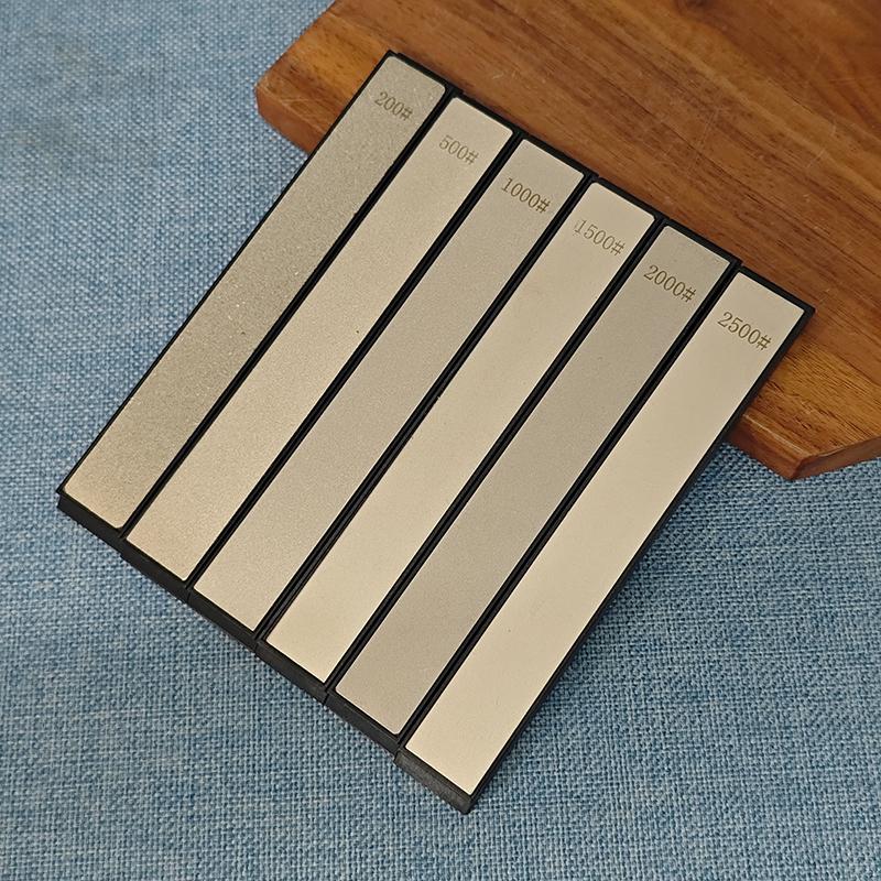 6-Piece Diamond Sharpening Kit - Professional Multi-Grit Whetstone Set with Angle Guide & Case for Knives, Tools, Outdoor Gear