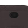 Relaxation Armchair Dark Brown Fabric