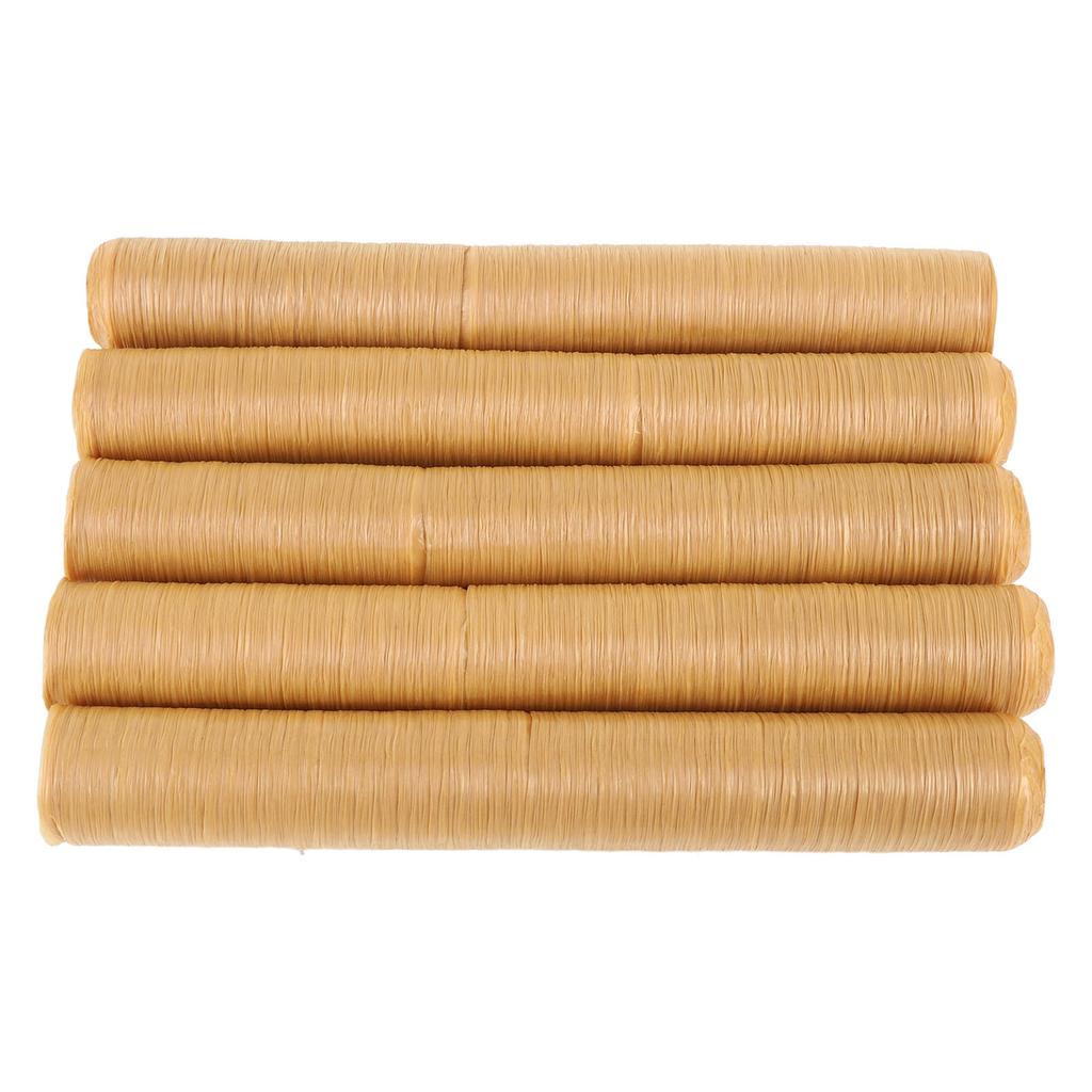 5 STK Pølse Kollagen Tarmer Utmerket Seighet Trygge Spiselige Tørkede Pølsetarmer Skinn for Hjemmekjøkken