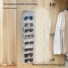 Wandmontierter Filz-Brillenorganizer mit Mehrfachfächern, staubdichtes Design für Myopie-Sonnenbrillen
