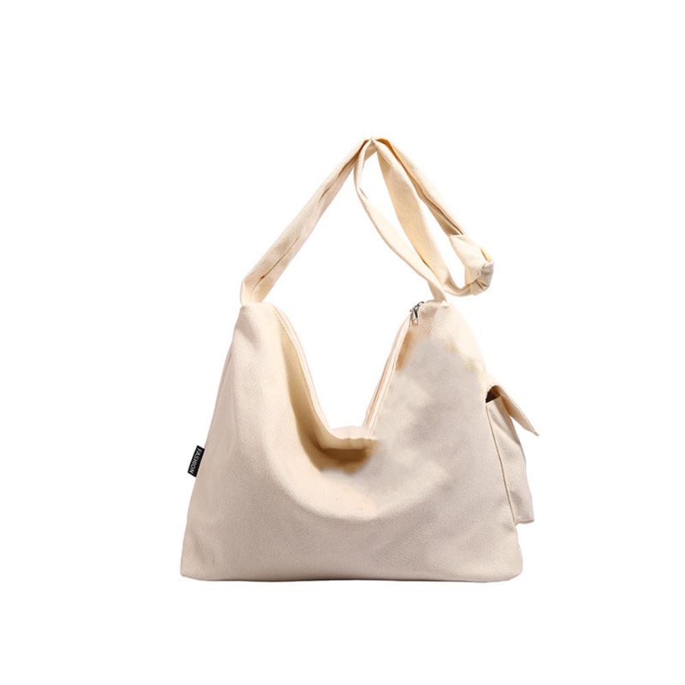 Japanese Style Casual Shoulder Bag Large Capacity Student Crossbody Bag Canvas Tote Bags  Students