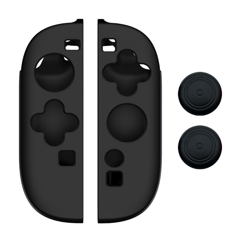 Controller Skin Silicone Cover Set Nonslip Washable Protective Shell Includes 2 Thumbstick Caps