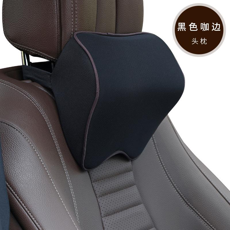 Car Neck Headrest Pillow Auto Seat Head Support Protector Automobiles Seat Rest Memory Cotton Under