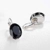 1/2 Pairs Teardrop Earrings Lightweight Sparkling Cubic Zirconia Water-drop Pendant Drop Earrings Jewelry Accessories