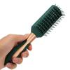 Nine Row Comb Multifunction Massage Heat Resistant Oil Head Ribs Comb for Styling Ribs Comb