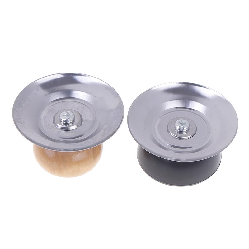 2*Universal Pot Lib Knobs Caps Wooden Heat-Resistant Cooking Pan Lid Covers Replacement Lifting Handle Kitchen Cookware Handgrip