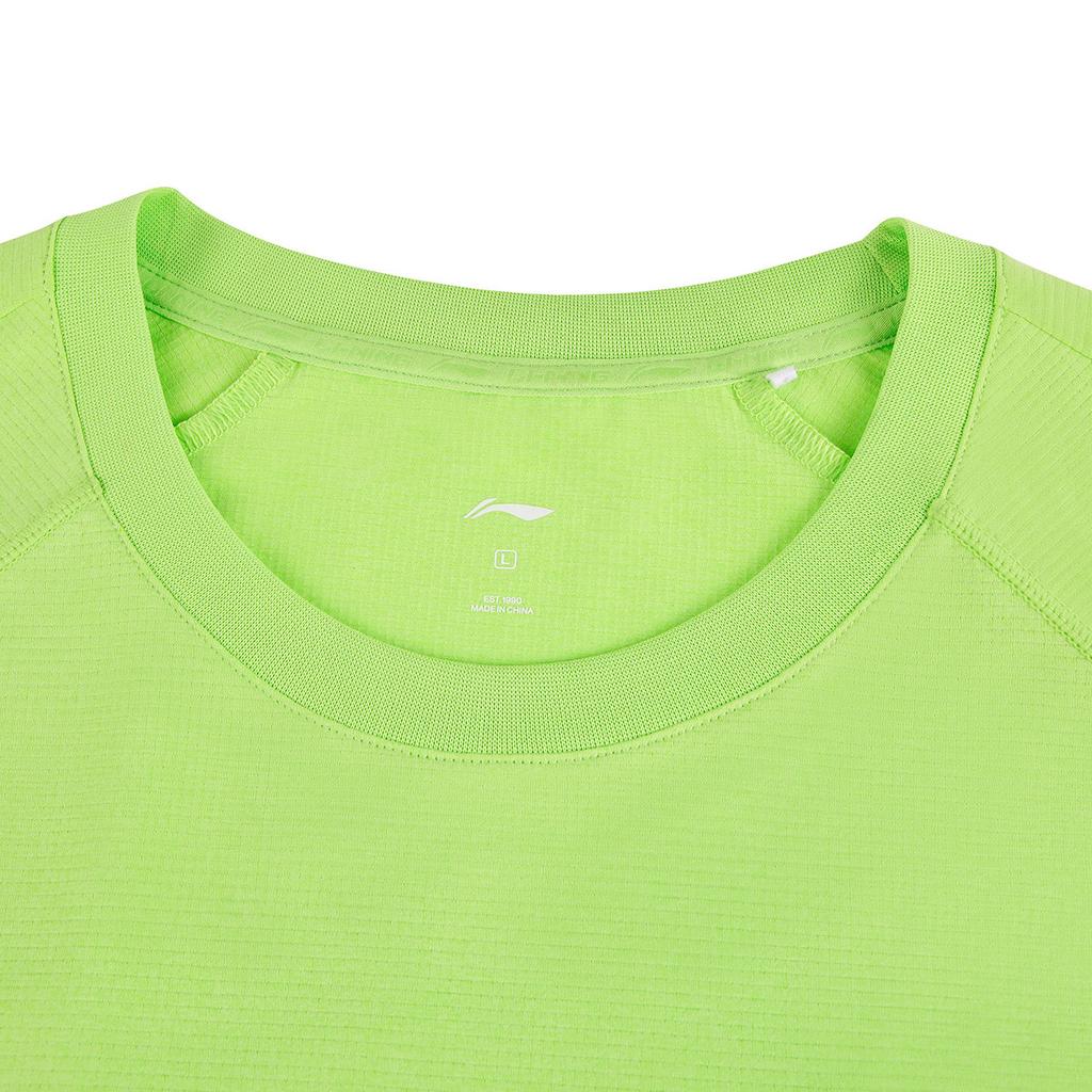 Li-Ning Fashionable Breathable Short Sleeve Sports Leisure T-Shirt Women tops Green ATSW414-11