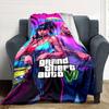Grand Theft Auto Personalized Name Blanket Gift Customizable Blanket Soft & Cozy Suitable for Home Decor Bed Living Room Office All-Season Use