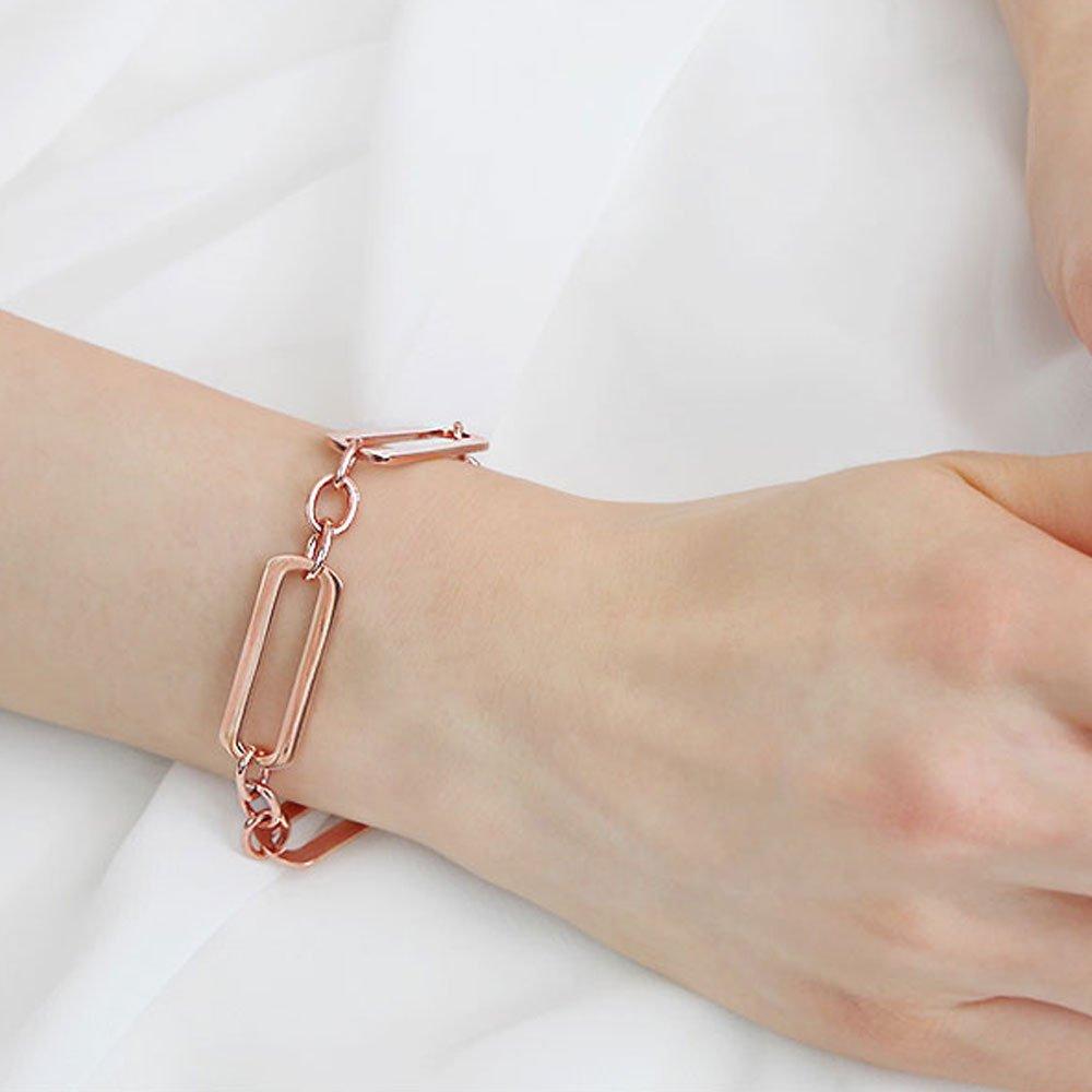 Rose Gold Mood Clip Fashion Bracelet