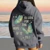 Hopeful Dreams Drop Shoulder Ribbed Hoodie