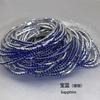 1Pcs Single Row Cubic Zirconia Tennis Bracelet Silver Color Elastic Bangle for Women Multi Layered Wearing Streetwear Jewelry