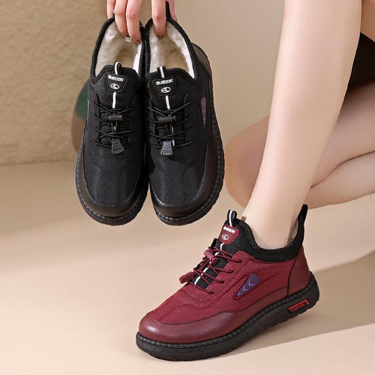 New Women Plus Velvet Sports Shoes Thickened Fashion Non-slip Sneakers Winter Boots Women's Boots