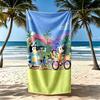 Bruy Theme Beach Towel Soft Durable Quick-Dry Comfortable Lightweight Suitable for Swimming, Gym, Camping, Yoga Vacation
