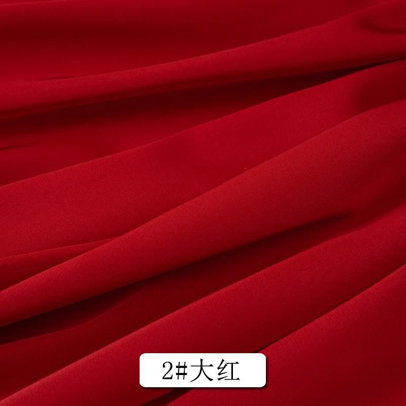 0.5m/1m/2m Soft Opaque Satin Chiffon Fabric For Home Wear, Clothing Skirts, Shirt linings,Pajamas, Handmade DIY Clothing Fabric