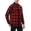 Men's Casual Fashion Plaid Long Sleeve Shirt Men's Pocket Button Shirt