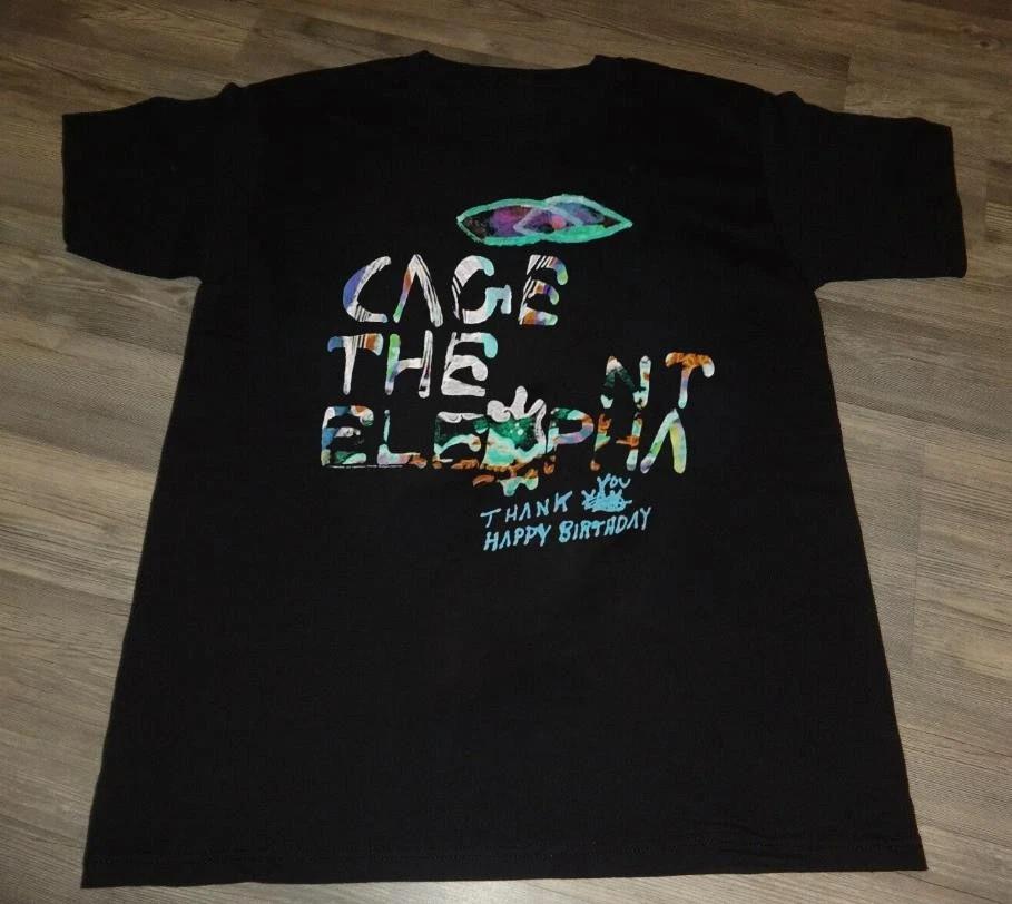 Cage the Elephant Thank You Happy Birthday Cotton  Full Size S-5XL Unisex T-Shirt S