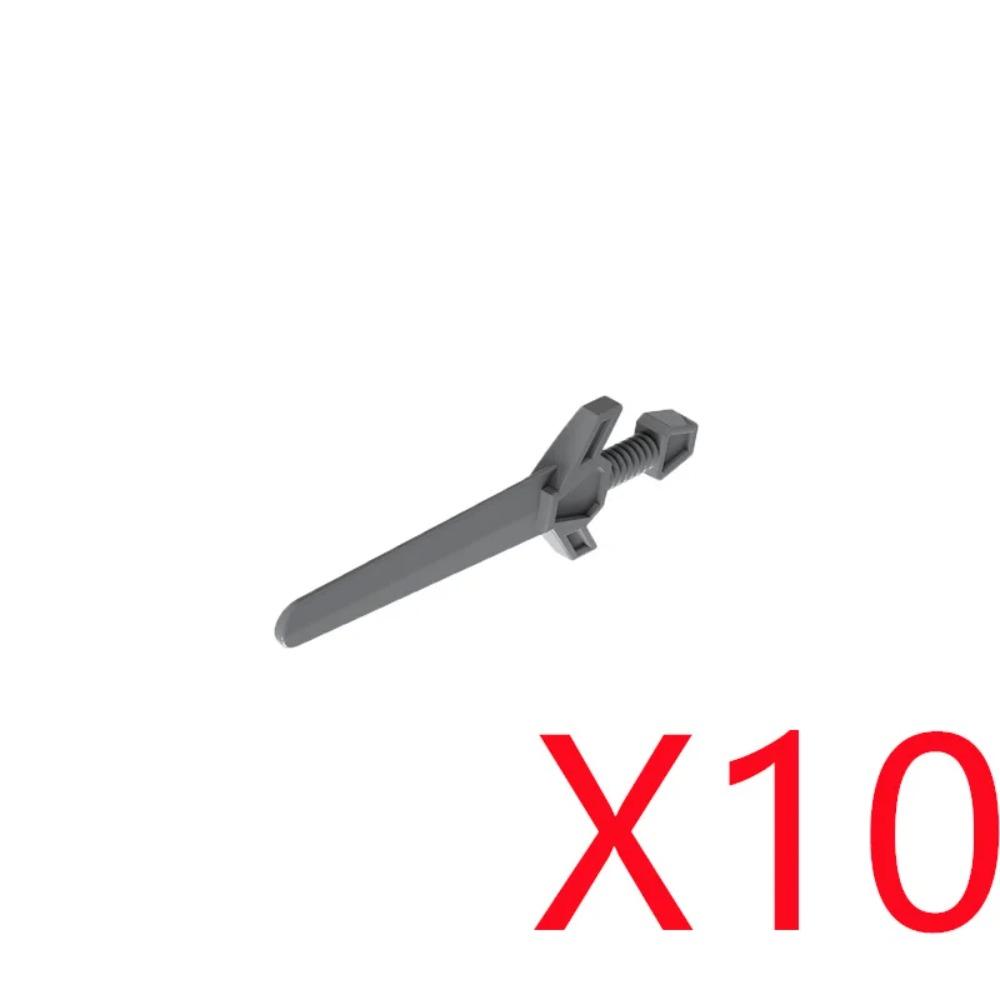 MOC Building Blocks Weapon Toy Accessories Medieval Soldier Knight Figure Ten Spear Crossbow Axe Sword Mini Brick Gift S001 DIY