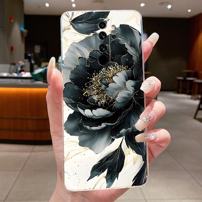 Custodia Per Xiaomi Redmi Note 8 Pro Note8 Capa Fiore Farfalla Protettiva Sottile Custodie Trasparente Morbido Silicone TPU Copri Telefono