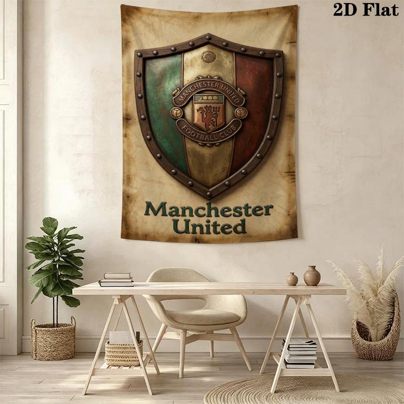 Manchester Crest Artwork Bedding 1 Duvet Cover 2 Pillowcase Without Core Christmas Birthday Gift Duvet Cover And Pillowcase