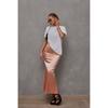 Solid Color Fish Tail Wrapped Hip Skirt Pure Color Fishtail Sheath Skirt