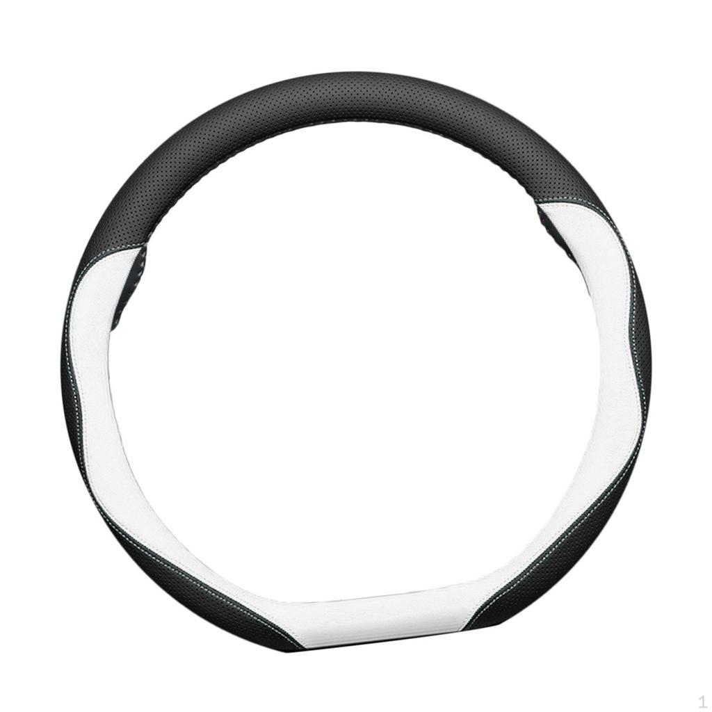 Car Steering Wheel Cover Auto Accessories, Breathable ,Easy Installation, Anti Slip, Warm in Winter
