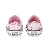 Converse Chuck Taylor All Star Low Top Kids Canvas Shoes Embroidered Pink And White Kids Sneakers 671287C