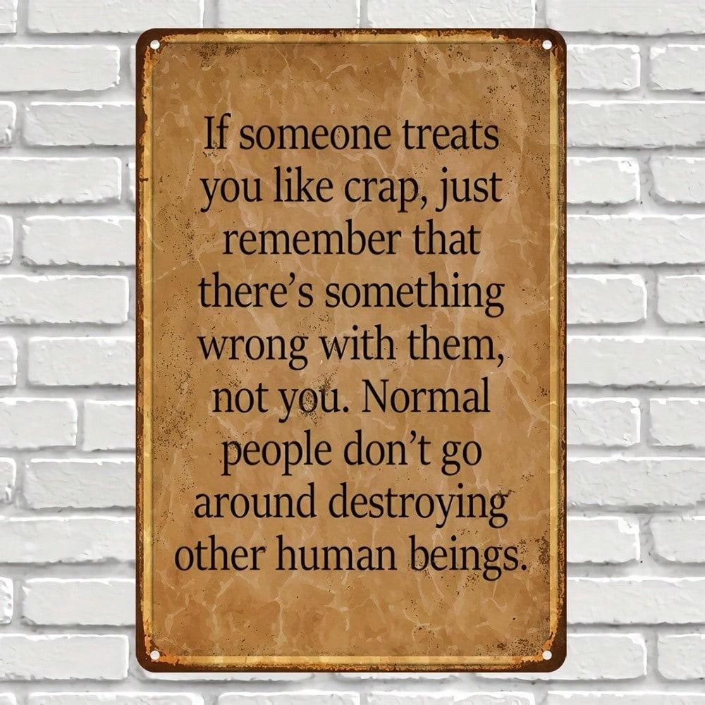 Vintage Funny Inspirational Metal Tin Sign Wall Decor For Bar Home 20x30